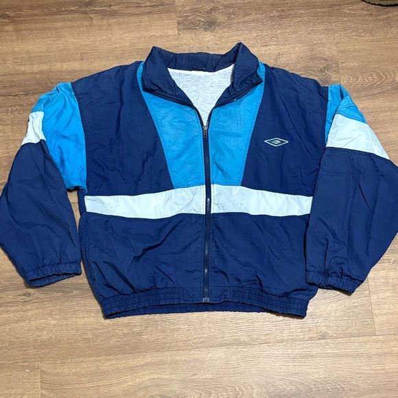 Wilson Other - Vintage Wilson Colorblock 90’s Shades of Blue Zip-Up Jacket
